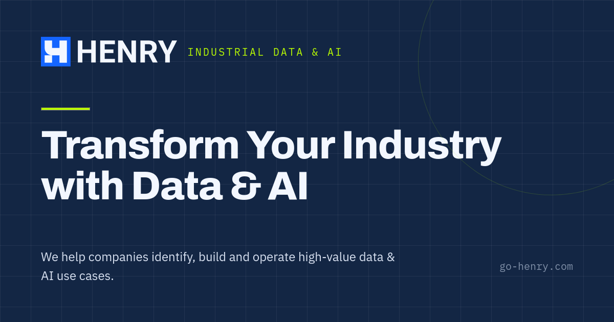Henry / Data & Ai — photo from the business website